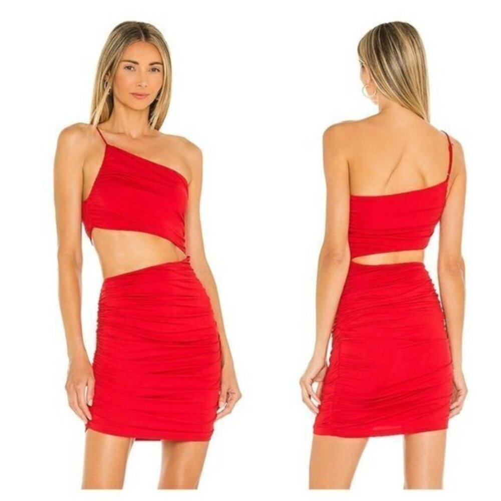 Superdown Veronica Cut Out Dress - Red